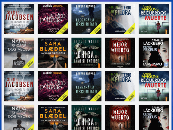 mejores audiolibros novela negra y policiaca 2024